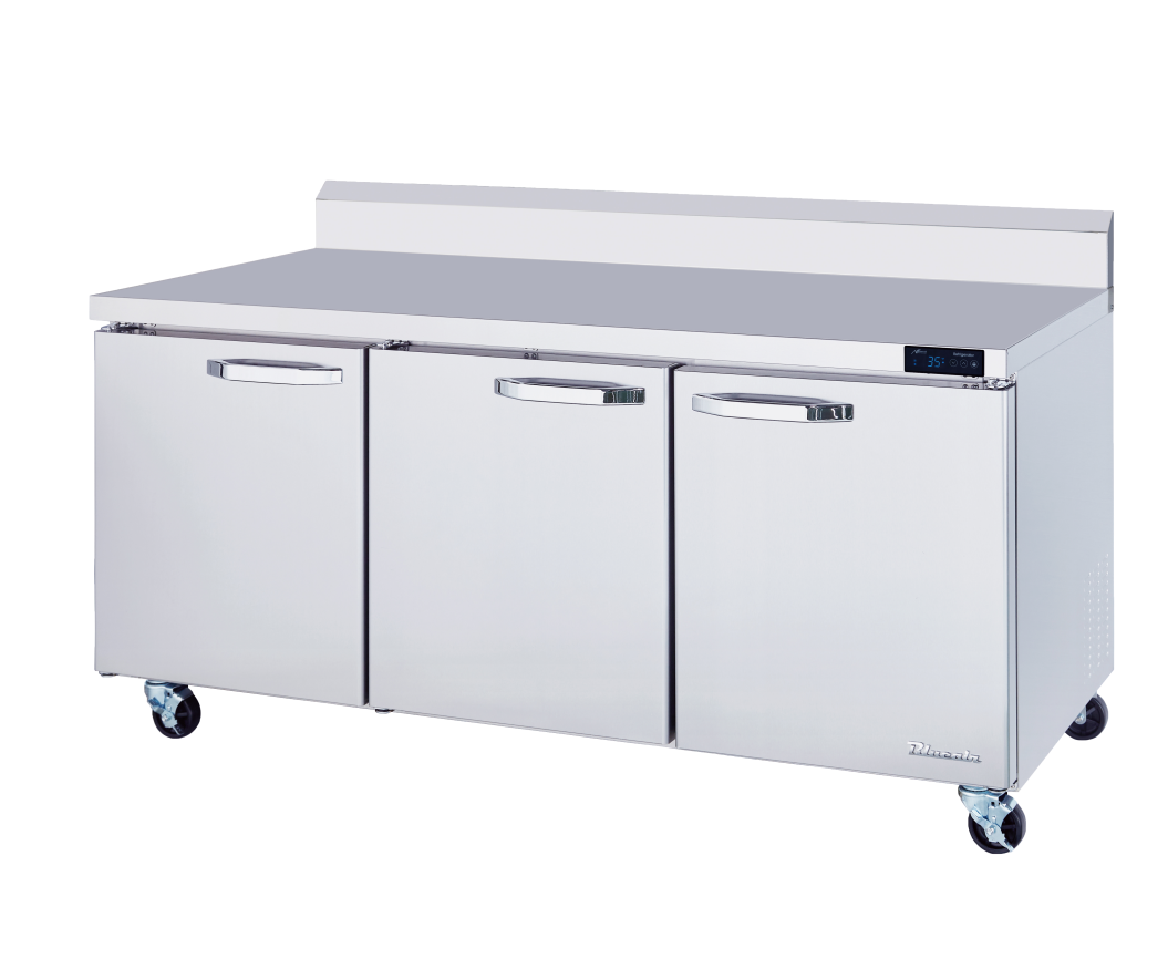 Blue Air BLUR72-WT-HC 3-Door Worktop Refrigerator