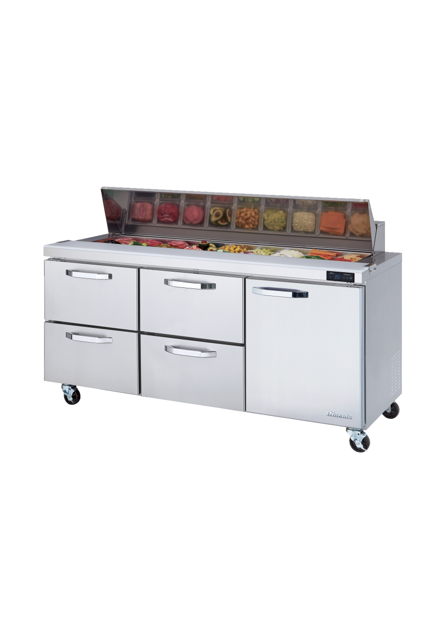 Blue Air BLPT72-D4LM-HC 1-Door Sandwich Prep Drawer