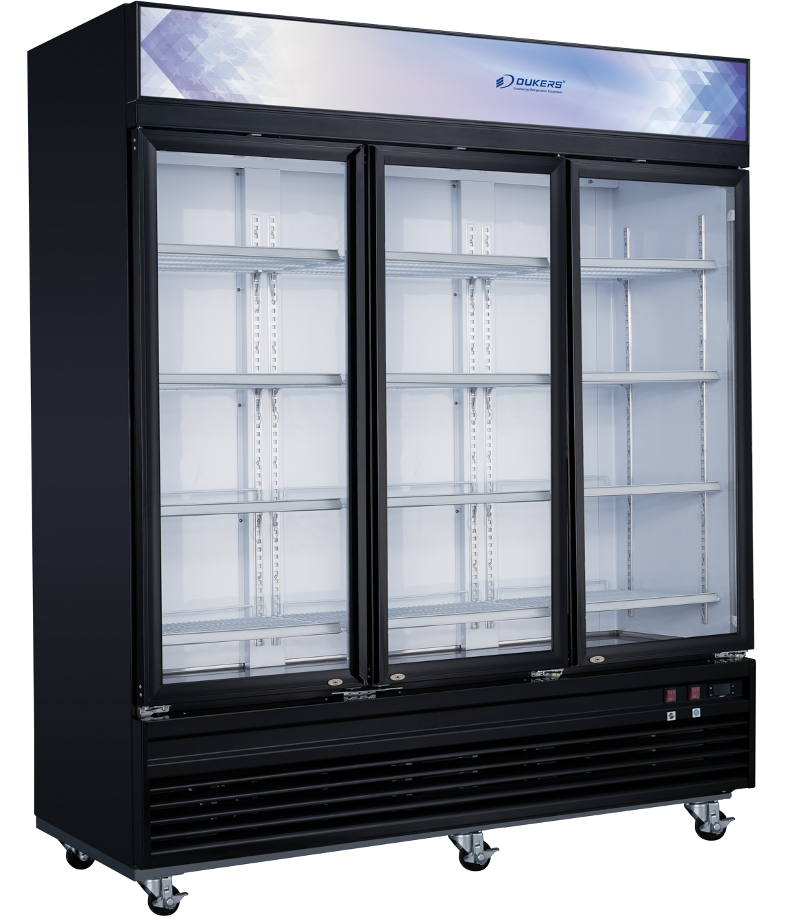 DUKERS DSM-69F Triple door freezer merchandiser