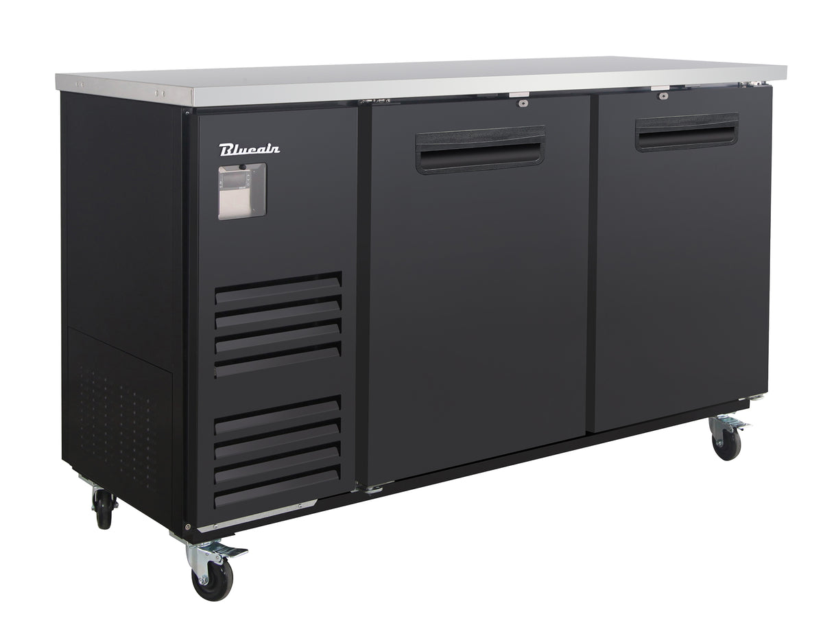 Blue Air BLBB69-3B-HC 2-Door Back Bar Cooler
