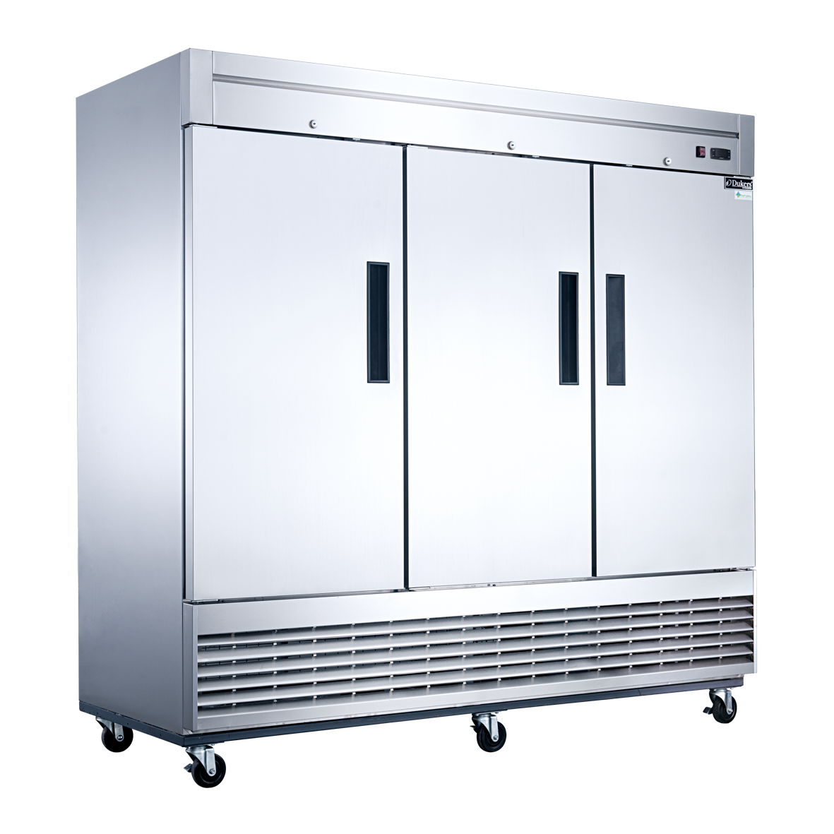 Dukers D83F three door bottom mount reach-in freezer