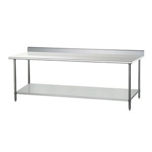 DUKERS DCSTW-3060B 60" x 30" Work Table with Backsplash