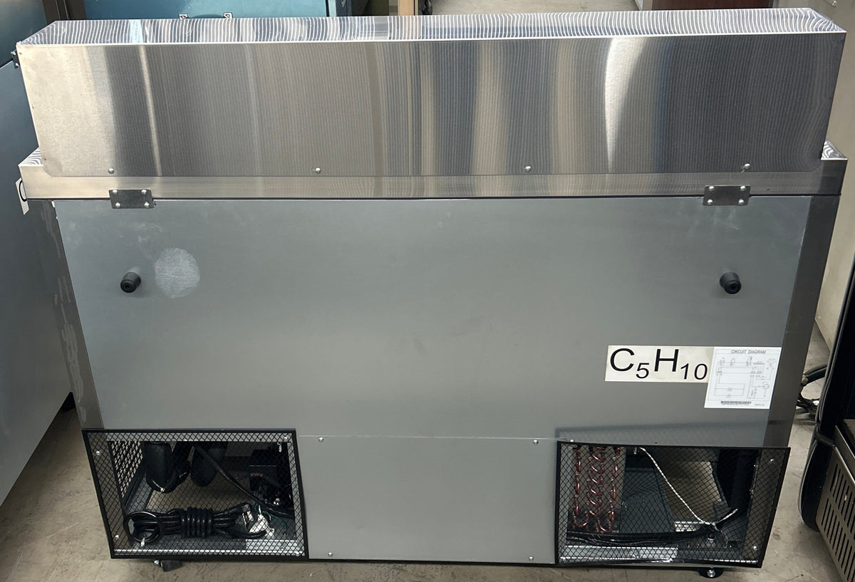Scratch & Dint Atosa MSF8302GR 48" 2 Door Refrigerated sandwich & salad prep table
