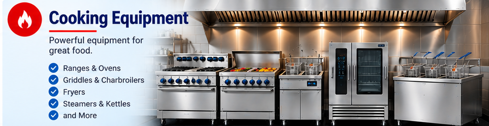 Cooking equipment banner