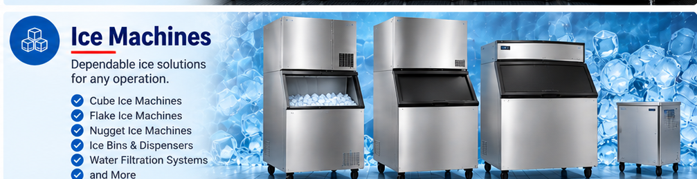 Ice machines banner