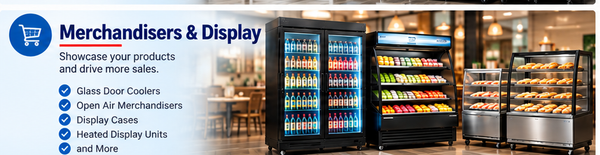 Glass Door Merchandiser Refrigerators — All Brands