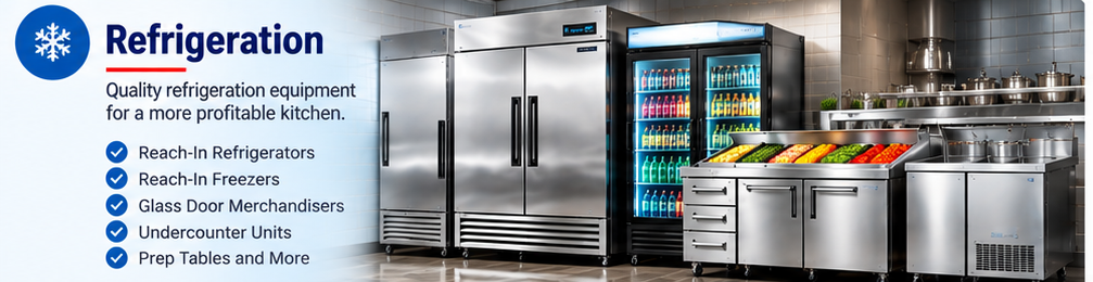 Refrigeration equipment banner without visible equipment brands
