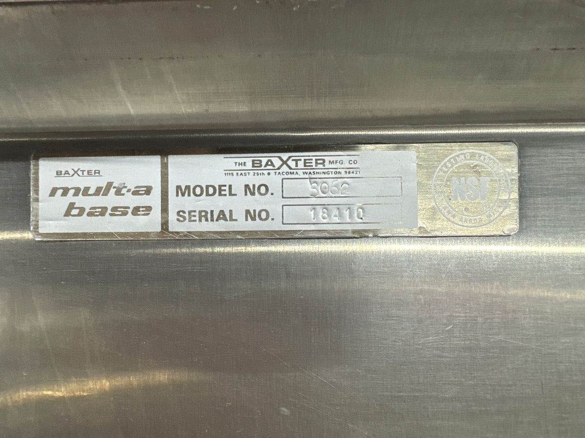 Baxter 3062 Mult-a-Base Heavy-Duty Commercial Sink — Used