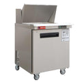 WESTLAKE WKSR-27BM Prep Table 27" 1-Door 12-Pan Mega Top Stainless Steel