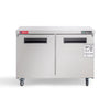 Commercial Undercounter Freezer, WESTLAKE 48" Double Door Stainless Steel Lowboy Worktop Freezer 12 Cu.ft