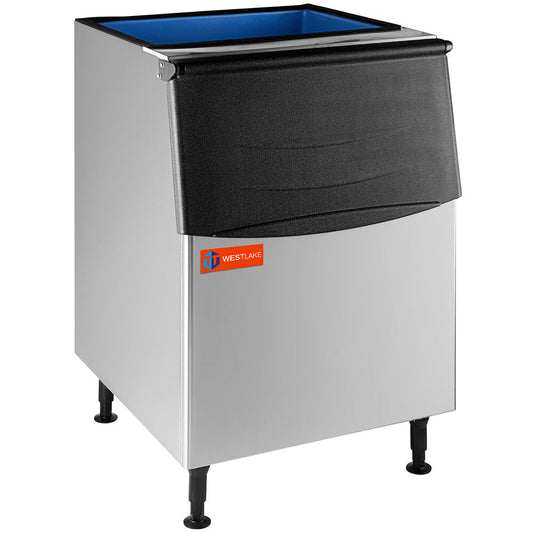 WESTLAKE B-375 440 lbs Ice Storage Bin 30" for Ice Maker Machine Stainless Steel