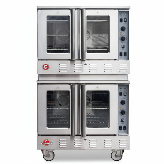 WESTLAKE GCO511S Gas Convection Oven 39" Double Deck Full Size 120,000 BTU Stainless Steel