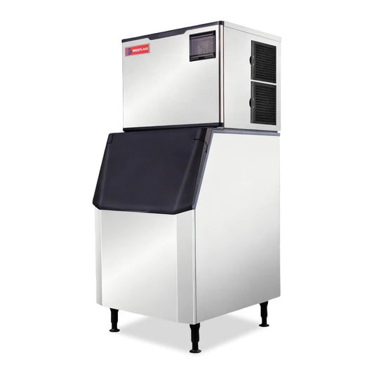 WESTLAKE SK-729 Ice Machine 700 lb. Air Cooled Cube Ice Maker with 440 lb. Bin
