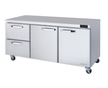 Blue Air BLUR72-D2L-HC 2-Door Undercounter Refrigerator Drawer