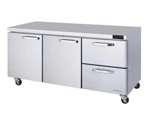 Blue Air BLUR72-D2R-HC 2-Door Undercounter Refrigerator Drawer