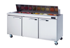 Blue Air BLPT72-HC 3-Door Sandwich Prep Table
