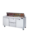 Blue Air BLPT72-D2M-HC 2-Door Sandwich Prep Drawer