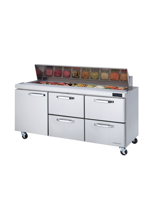 Blue Air BLPT72-D4RM-HC 1-Door Sandwich Prep Drawer