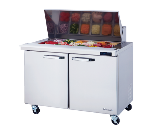 Blue Air BLMT48-HC 2-Door Mega Top Sandwich Prep Table