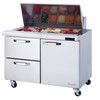 Blue Air BLMT48-D2L-HC 1-Door Mega Top Sandwich Prep Drawer