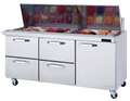Blue Air BLMT72-D4LM-HC 1-Door Mega Top Sandwich Prep Drawer
