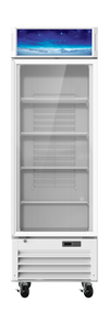 Blue Air BGM23W-HC 1-Door Glass Door Merchandiser Refrigerator – White