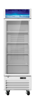 Blue Air BGM23W-HC 1-Door Glass Door Merchandiser Refrigerator – White