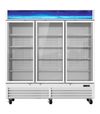 Blue Air BGM72W-HC 3-Door Glass Door Merchandiser Refrigerator – White