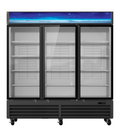 Blue Air BGM72B-HC 3-Door Glass Door Merchandiser Refrigerator – Black