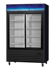 Blue Air BGM47SLB-HC 2-Door Glass Door Merchandiser Refrigerator – Black