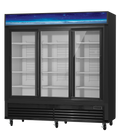 Blue Air BGM69SLB-HC 3-Door Glass Door Merchandiser Refrigerator – Black