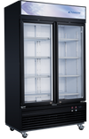 DUKERS DSM-41F Double door freezer merchandiser