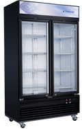 DUKERS DSM-41F Double door freezer merchandiser