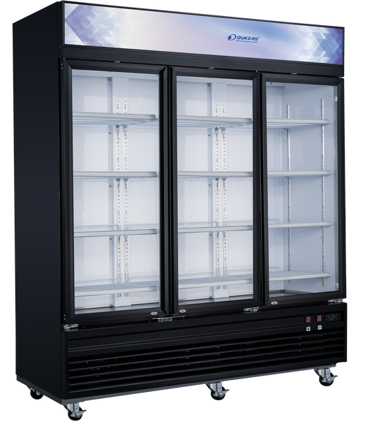 DUKERS DSM-69F Triple door freezer merchandiser