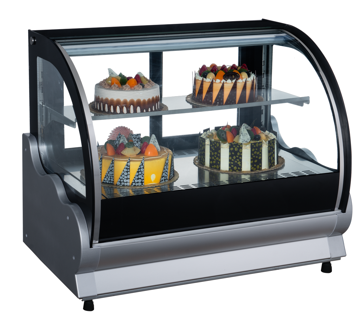 DUKERS DDM28TR-CB 28" Countertop Display Case with Curved Glass