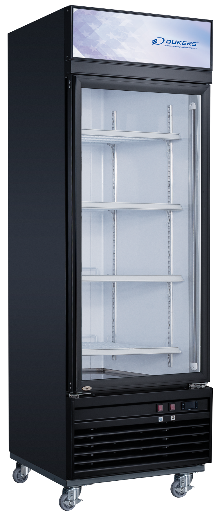 DUKERS DSM-15F Single door freezer merchandiser