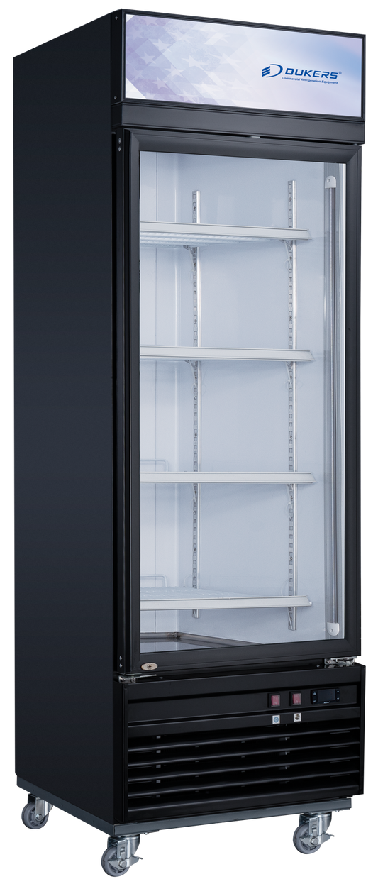 DUKERS DSM-15F Single door freezer merchandiser