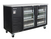 Blue Air BLBB69-3BG-HC 2-Door Glass Door Back Bar Cooler