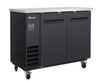Blue Air BLNBB-48B-HC 2-Door Narrow Back Bar Cooler