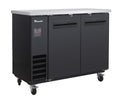 Blue Air BLNBB-48B-HC 2-Door Narrow Back Bar Cooler