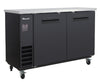 Blue Air BLNBB-60B-HC 2-Door Narrow Back Bar Cooler