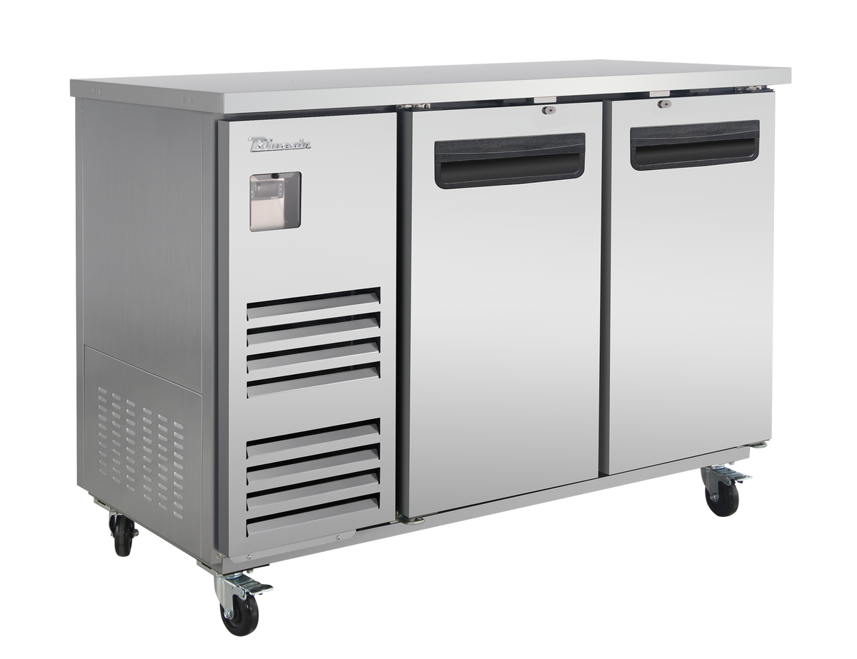 Blue Air BLBB59-2S-HC 2-Door Back Bar Cooler