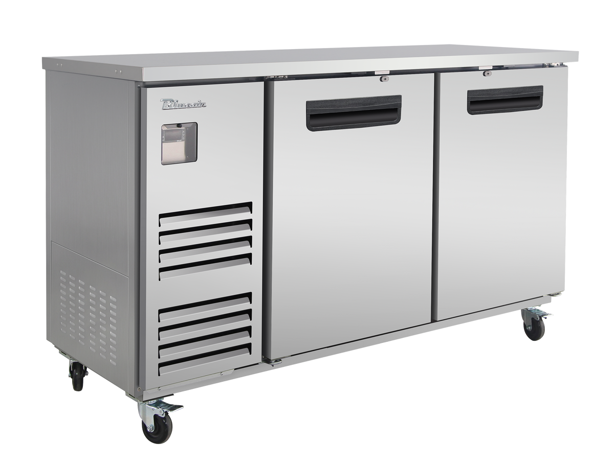 Blue Air BLBB69-3S-HC 2-Door Back Bar Cooler