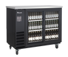 Blue Air BLNBB-48BG-SL-HC 2-Door Back Bar Cooler - Narrow Depth