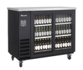 Blue Air BLNBB-48BG-SL-HC 2-Door Back Bar Cooler - Narrow Depth
