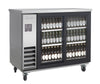 Blue Air BLNBB-48SG-SL-HC 2-Door Back Bar Cooler - Narrow Depth