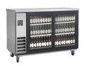 Blue Air BLNBB-60SG-SL-HC 2-Door Back Bar Cooler - Narrow Depth