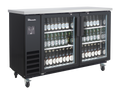 Blue Air BLNBB-60BG-HC 2-Door Back Bar Cooler - Narrow Depth