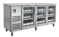 Blue Air BLBB90-4SG-HC 3-Door Glass Door Back Bar Cooler