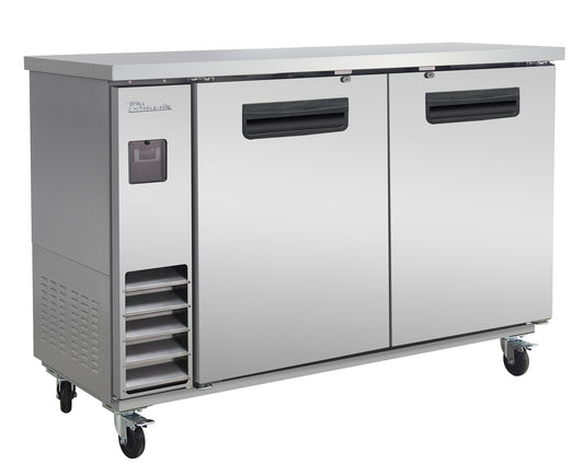Blue Air BLNBB-60S-HC 2-Door Back Bar Cooler - Narrow Depth